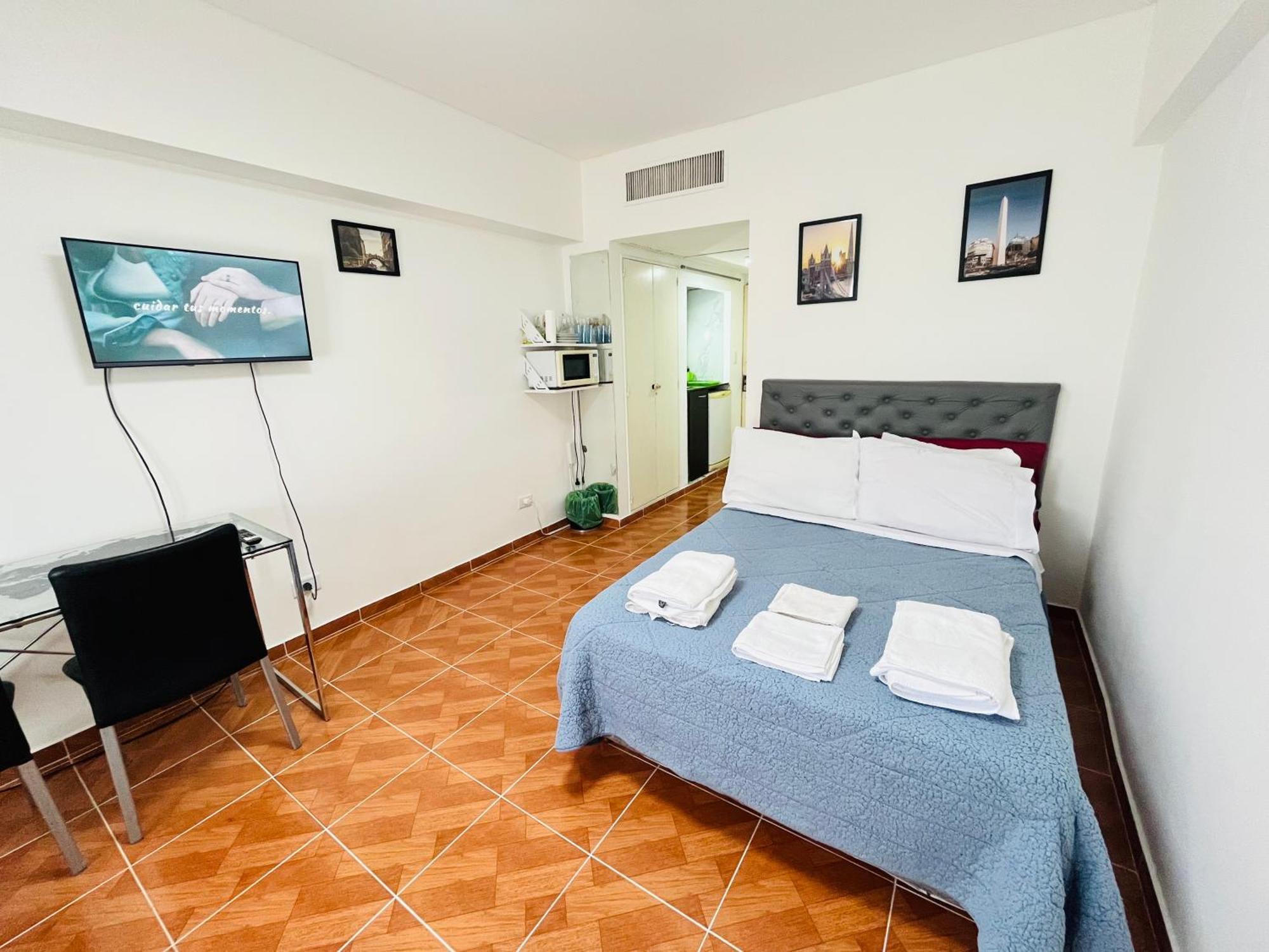 Rivera Apart 408 - Monoambiente En Av Corrientes Appartamento Buenos Aires